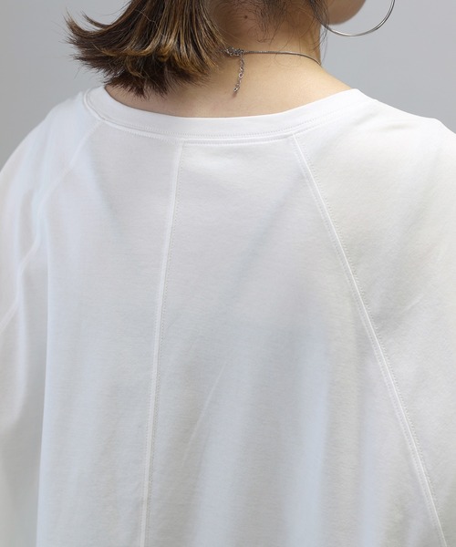 tシャツ シルケットスムースラグランワイドプルオーバー レディース | Aletta vita | 21