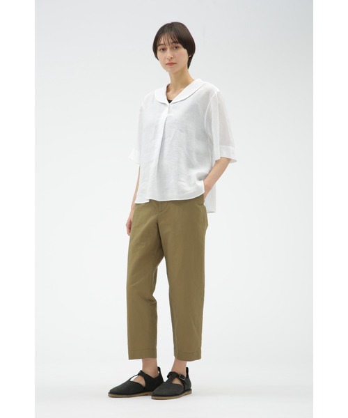 MARGARET HOWELL  ガウチョパンツ MARGARET HOWELL パンツ PLAIN WEAVE COTTON LINEN レディース