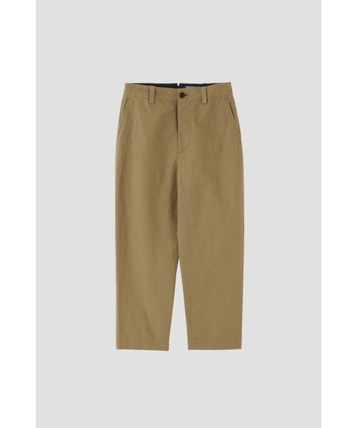 マーガレットハウエル コットンリネン クロップドパンツ 美品*マーガレットハウエル*2019 新定番リネン混 クロップド