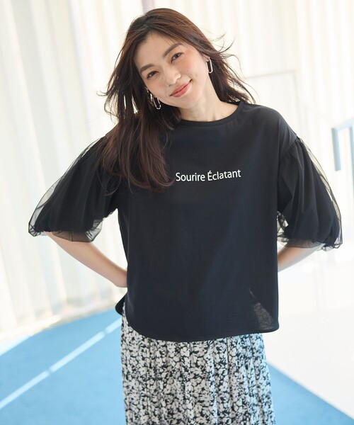 ANY（エニィ） tシャツ エニィファンクションバルーンスリーブTシャツ