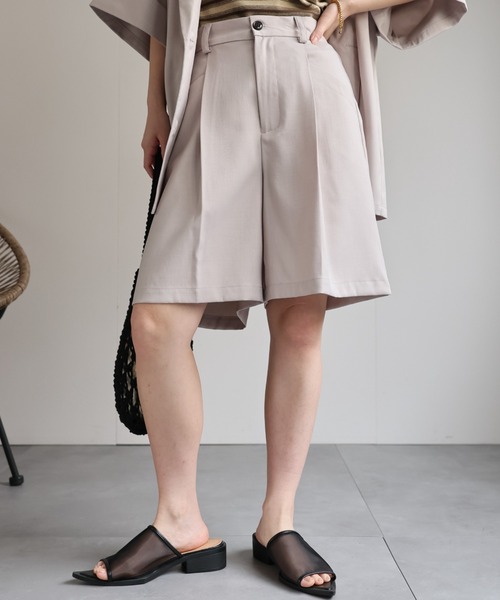 【未使用級♡人気定番】プラステ　リネンブレンドカラーレス　パンツスーツ　XS PLST - プラステ 20SS リネンブレンド スティックパンツ