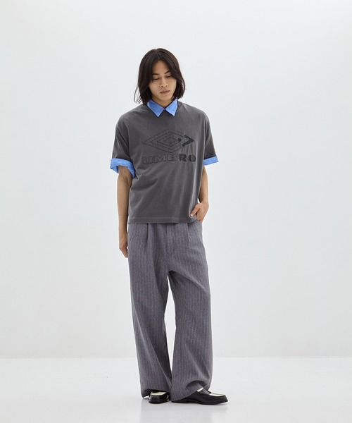 JieDa スラックス 別注 WIDE ONE TUCK STRAIGHT SLACKS メンズ