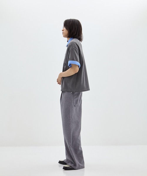 JieDa スラックス 別注 WIDE ONE TUCK STRAIGHT SLACKS メンズ