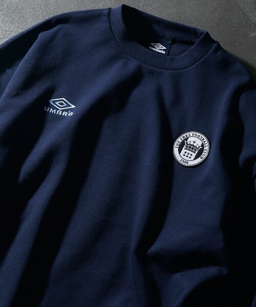 「FREAK'S STORE」 「UMBRO」スウェットカットソー フリ- ブルー レディース