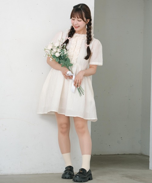 INTER FACTORY（インターファクトリー） ワンピース 半袖 「mayuka