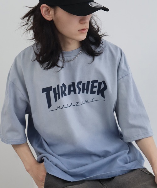 vintage thrasher Tシャツ スラッシャー サイズL THRASHER（スラッシャー） tシャツ 「THRASHER/スラッシャー」オーバー
