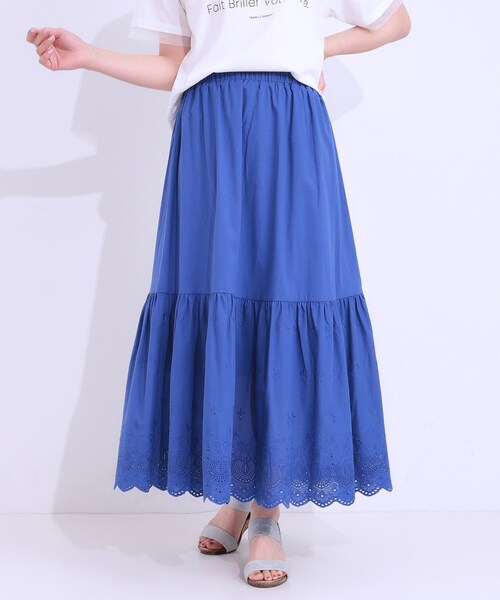 SHOO・LA・RUE（シューラルー） スカート スカラップレースが華やか