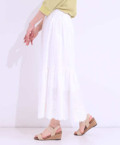 SHOO・LA・RUE（シューラルー） スカート スカラップレースが華やか