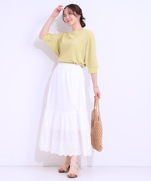 SHOO・LA・RUE（シューラルー） スカート スカラップレースが華やか