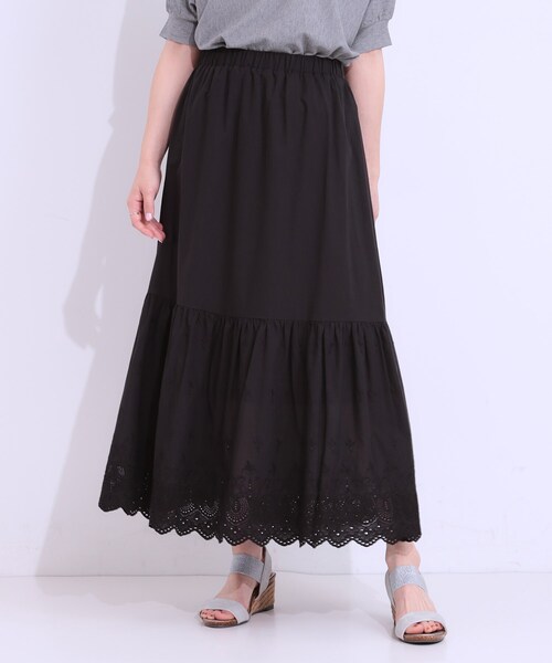 SHOO・LA・RUE（シューラルー） スカート スカラップレースが華やか