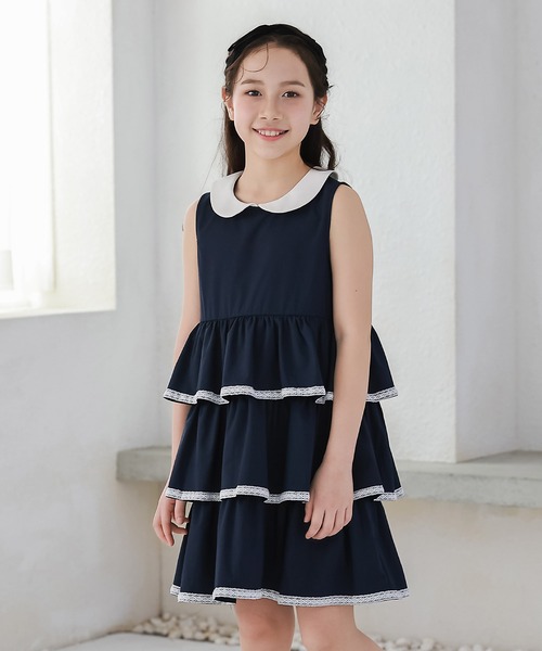 DRESCCO（ドレスコ） ワンピース クラシカルレースティアード