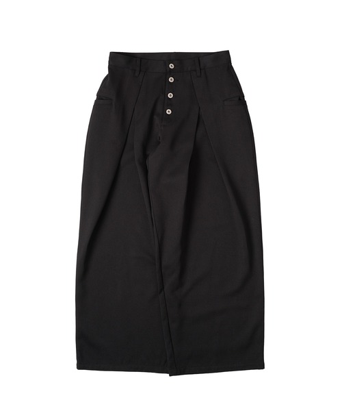 【高い素材】 WISH BAGGY TUCK CROSS 「新色追加」ASSORT スラックス EVER FOR パンツ