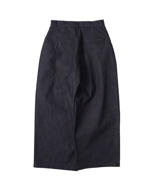 WISH FOR EVER スラックス 「新色追加」ASSORT CROSS TUCK BAGGY
