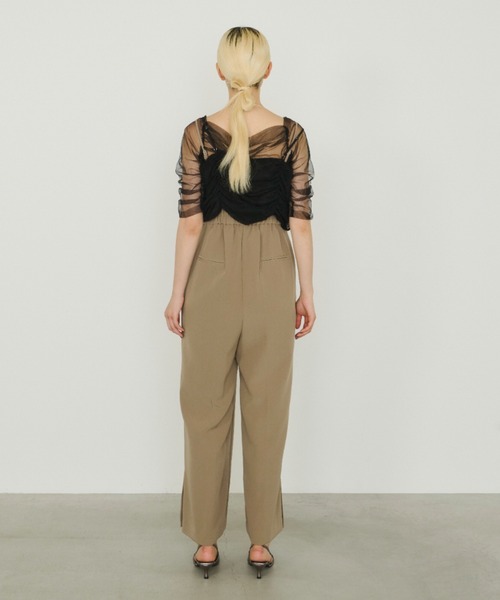 ブラウス シャツ twisted bustier layered tops / ツイステッドビスチェレイヤードトップス レディース ANDRESD ブラウス シャツ twisted bustier layered tops