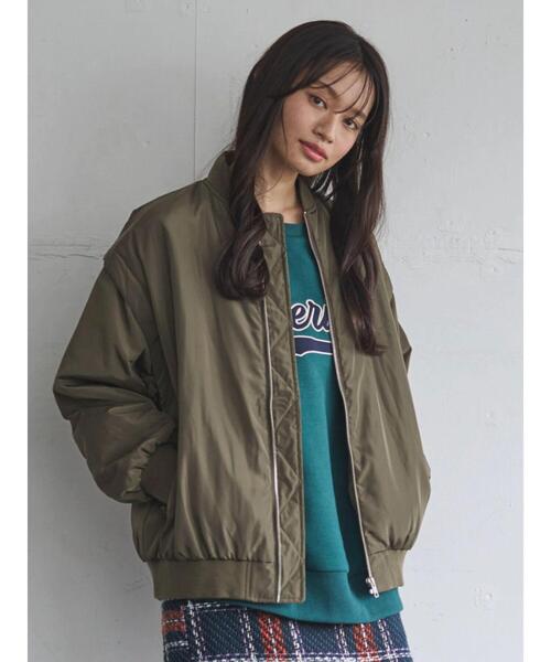 「Green Parks」 「ELENCARE DUE」ブルゾン FREE カーキ レディース_画像8