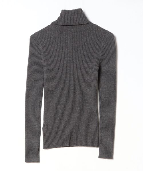 「Sov.」 タートルネックニット 38 グレー レディース_画像2