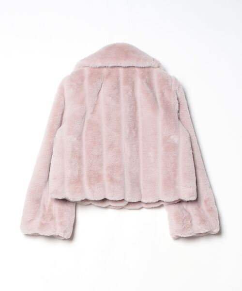 未使用保管品◎Her lip to ファーコート ピンク 金ボタン こじはる Her lip to ファーコート S ピンク レディース : ZOZOTOWN Yahoo!店