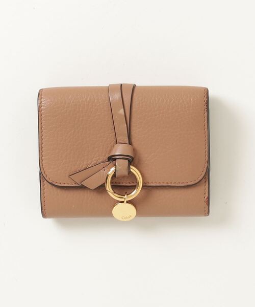 Chloe 「Chloe」 アルファベット 三つ折り 財布 - ブラウン レディース 