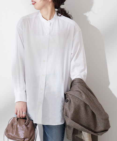 「journal standard L'essage」 長袖ブラウス「THOMAS MASONコラボ」 FREE ホワイト レディース