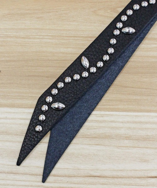 Schott N.Y.C（ショット） キーホルダー FLOWER STUDS LEATHER KEY