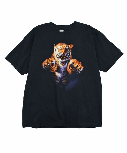 anvil tシャツ 「USED」Y2K “Tiger” アニマル Tシャツ メンズ