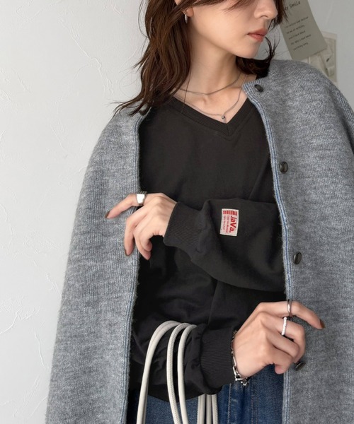 Java tシャツ ジャバコラボ」シンプルなのに、存在感。綿100％Vネック