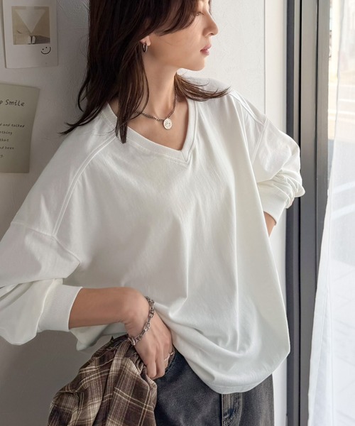 Java tシャツ ジャバコラボ」シンプルなのに、存在感。綿100％Vネック