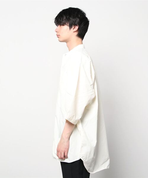 「BURLAP OUTFITTER」 半袖シャツ LARGE オリーブドラブ メンズ_画像2