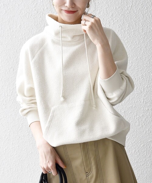 SHIPS any tシャツ any:「洗濯機可能」フリース ライク ハイネック