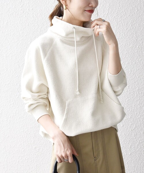 SHIPS any tシャツ any:「洗濯機可能」フリース ライク ハイネック