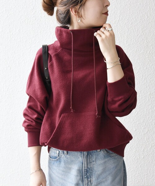 SHIPS any tシャツ any:「洗濯機可能」フリース ライク ハイネック