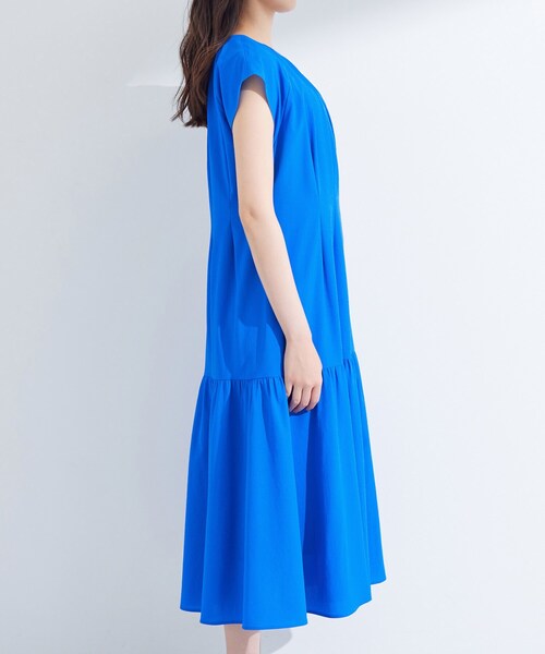 INDIVI（インディヴィ） ワンピース 「1枚でコーデ完成！」タック