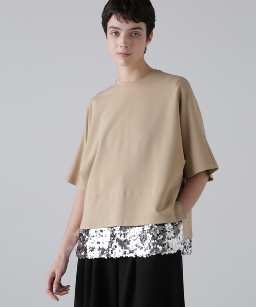 ADORE（アドーア） tシャツ スパングルヘムジャージーカットソー