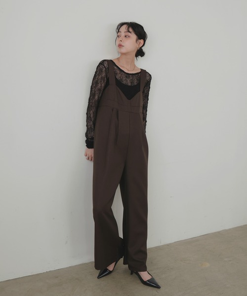 【本日まで出品】anuans ニットビスチェオールインワン anuans ニットビスチェオールインワン