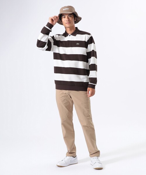 LACOSTE ポロシャツ 「別注」LACOSTE / ボーダー ロングスリーブ
