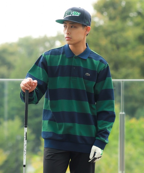 LACOSTE（ラコステ） ポロシャツ 「別注」LACOSTE / ボーダー ロング