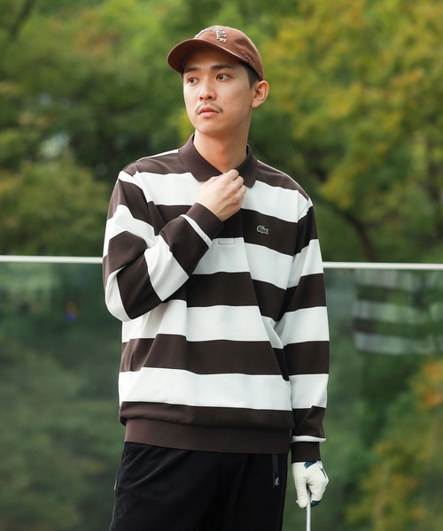 LACOSTE（ラコステ） ポロシャツ 「別注」LACOSTE / ボーダー ロング