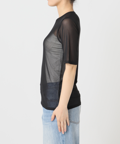 【美品】〈Plage〉カットソー plage tシャツ sheer mesh TEE レディース : ZOZOTOWN Yahoo!店