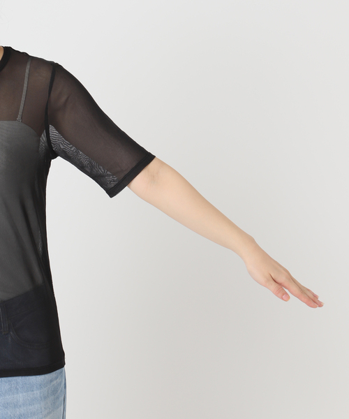 【美品】〈Plage〉カットソー plage tシャツ sheer mesh TEE レディース : ZOZOTOWN Yahoo!店