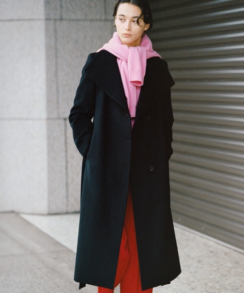 ROPE　ロペ　ロングコート　カシミヤ100%　フォックスファー付き　黒　M相当 楽天市場】【クーポン発行中】カシミヤ100％ ロングコート フォックス