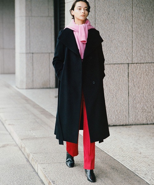 ROPE'（ロペ） ステンカラーコート コート プレミアムカシミヤ ロング