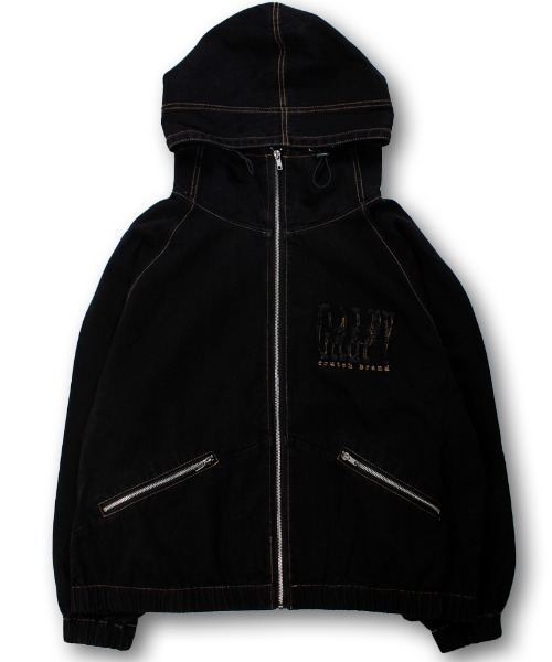 GALFY（ガルフィー） パーカー A'GEM/9 × .kom ぐるグニャデニム