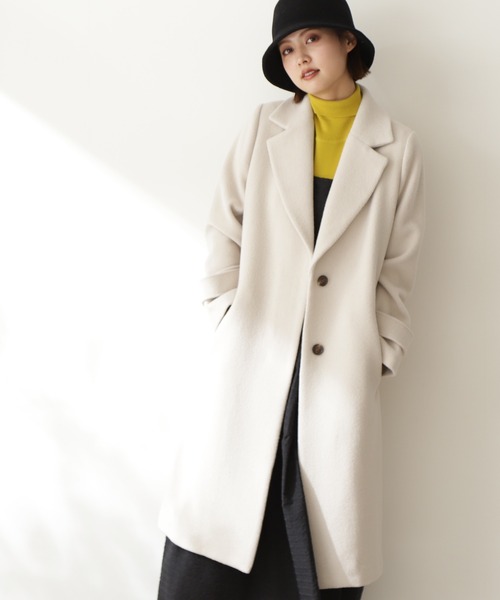 「N.（N. Natural Beauty Basic）」 チェスターコート MEDIUM グレー レディース_画像3