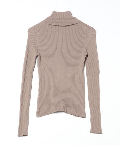 「SLOBE IENA」 タートルネックニット FREE ベージュ レディース_画像2