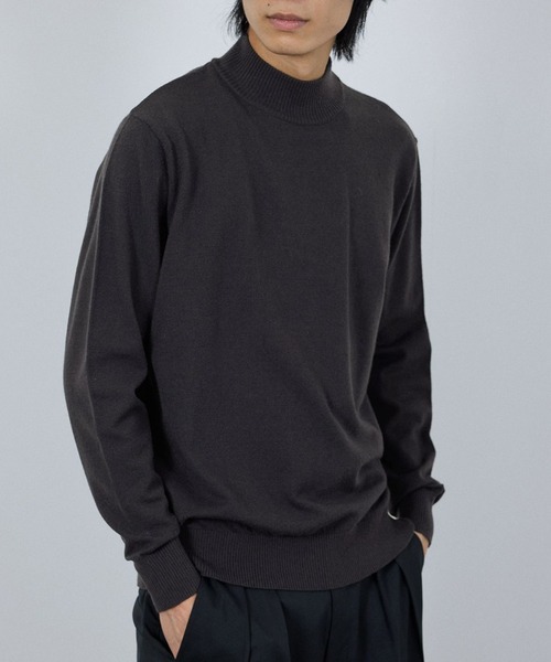 DESCENTE メンズセーター ハイネック NAVY セーター ニット 素肌ニット ハイネック メンズ : ZOZOTOWN Yahoo