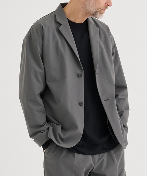 N.HOOLYWOOD COLLECTION LINE エヌハリウッド コレクションライン 18SS 日本製 ワイドストライプ2Bテーラードジャケット 181-JK02-005 pieces 40 ネイビー ポリエステル アウター【中古】【N.HOOLYWOOD COLLECTION LINE】 N.HOOLYWOOD（エヌハリウッド） ジャケット テーラードジャケット 「N