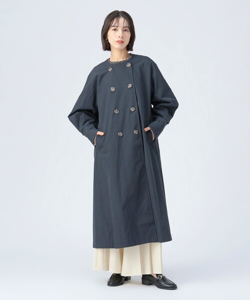 BEAMS HEART（ビームス ハート） トレンチコート コート 後ボタン