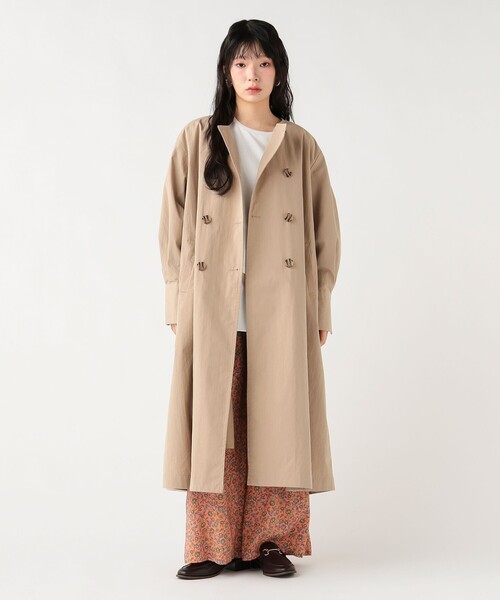 BEAMS HEART（ビームス ハート） トレンチコート コート 後ボタン