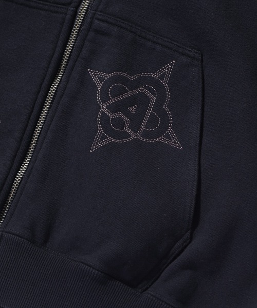 XLARGE（エクストラ ラージ） パーカー ALLOVER EMBROIDERY ZIP UP