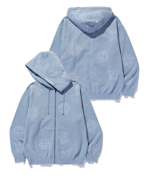700FILL Embroidered Small Payment パーカー パーカー NEW JACK 刺繍 クロップド ZIPパーカー / Embroidered